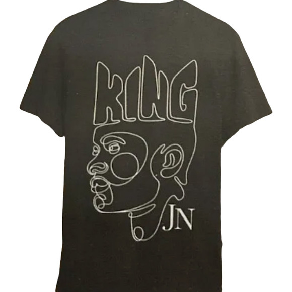 Jolie Noire Men's Small Black History Graphic Print Short Sleeve Crewneck Tee - Picture 1 of 6